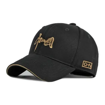 NOMK Cotton Baseball Caps Unisex Black/White/Navy Blue