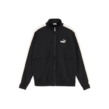 PUMA CORE HERITAGE Jackets & Coats Retro Sports Stand Collar Jackets Men's Black