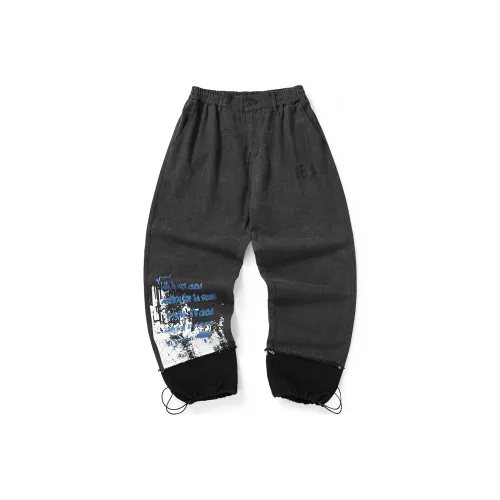 GENANX Straight Jeans Men's Black