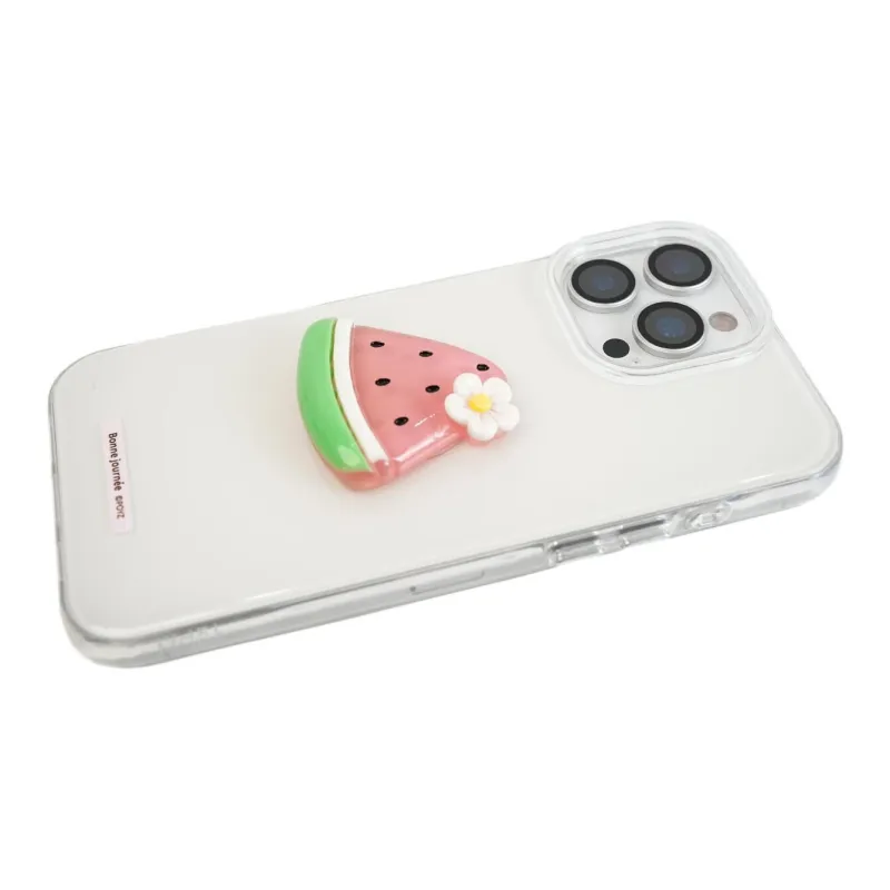 Sopi Acrylic Material Double Layer 3D Effect Fruit Phone Cases Compatible With IPhone 16/15 Pro Max/Apple 13/14 Pro/Max-3
