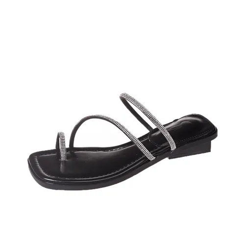 AJPAP Rubber Sole Slip Resistant Slide Slippers Women's