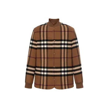 Burberry Jacket Wool Blend Pilot Jacket Men's Archive Beige 80713781