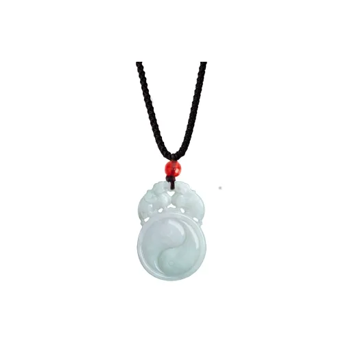 HUISHI Glutinous Jade Necklaces Unisex