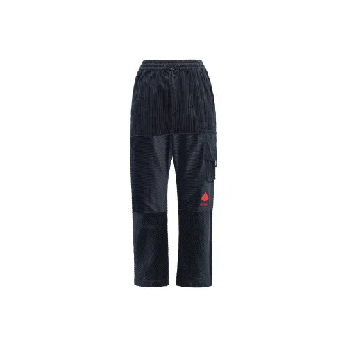Nike Corduroy Cargo Casual Straight Long Pants Black