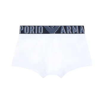 EMPORIO ARMANI Asv Megalogo Organic cotton Boxer Briefs