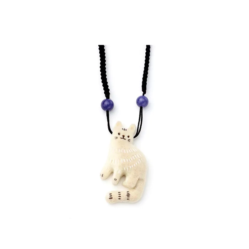 ZWU Blended Material Braided String Necklaces Unisex-3