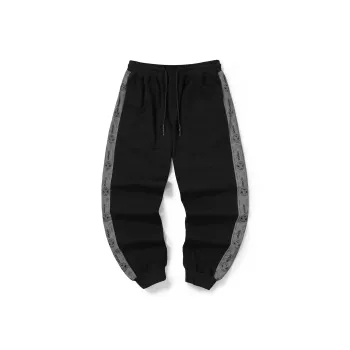 GENANX Knitted Sports Pants Unisex Black