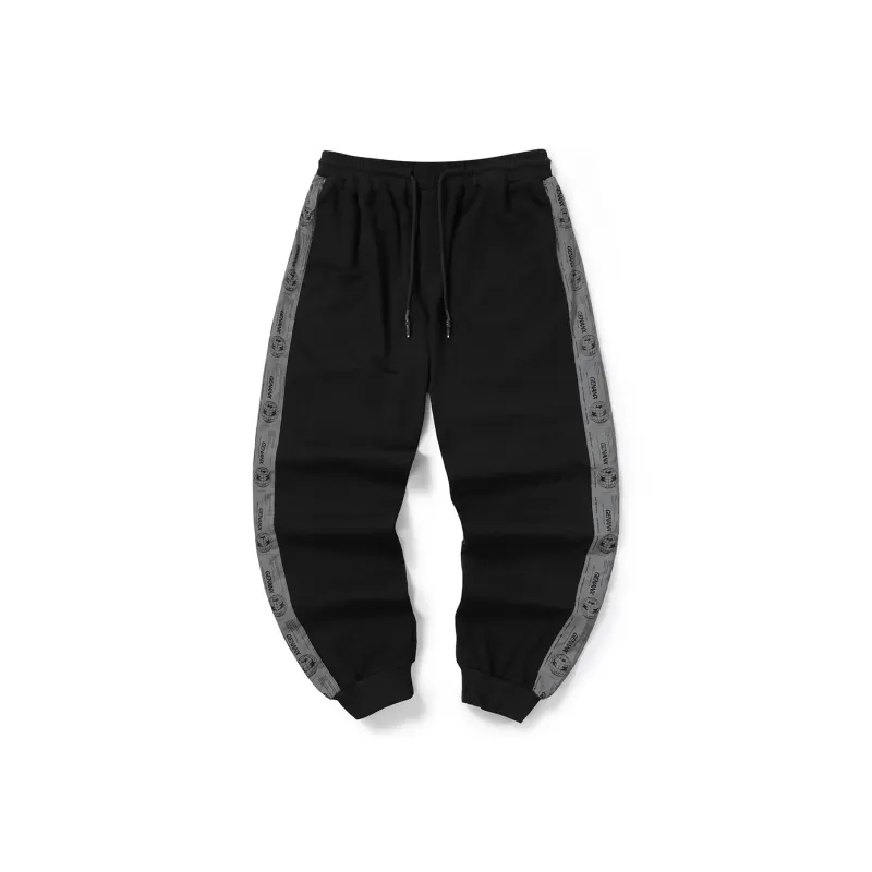 GENANX Knitted Sports Pants Unisex Black-0