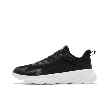 361° Lightweight, Slip Resistant, And Breathable Low Top Casual Running Shoes Men's Black White
