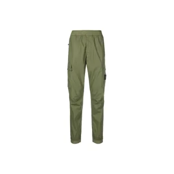 STONE ISLAND 31303 Stretch Cotton Tela 'Paracadute' Garment Dyed Cargo Pants