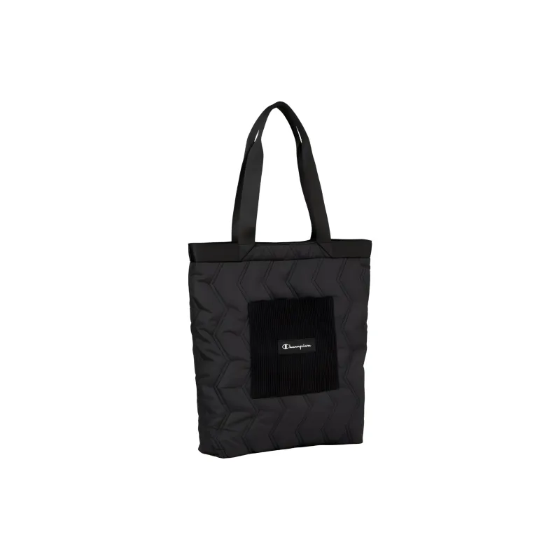 Champion Corduroy Tote Bag Shopping Bag Handbag Shoulder Bag Women's Black-0