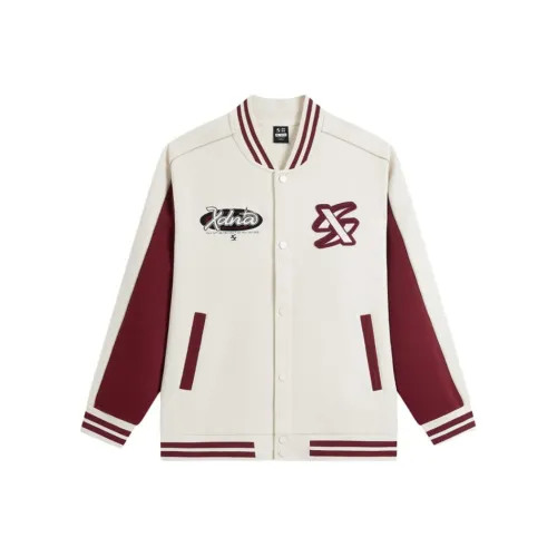 XTEP Jackets Coats Men's Cotton White/Apricot Red