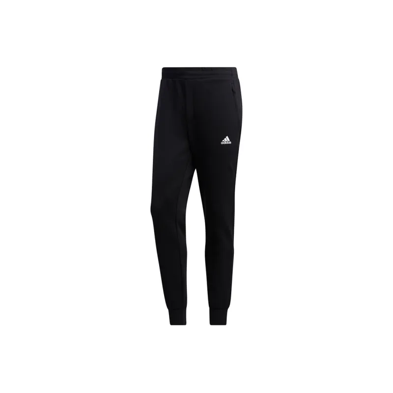 Adidas Knitted Sports Pants Men's Black-0