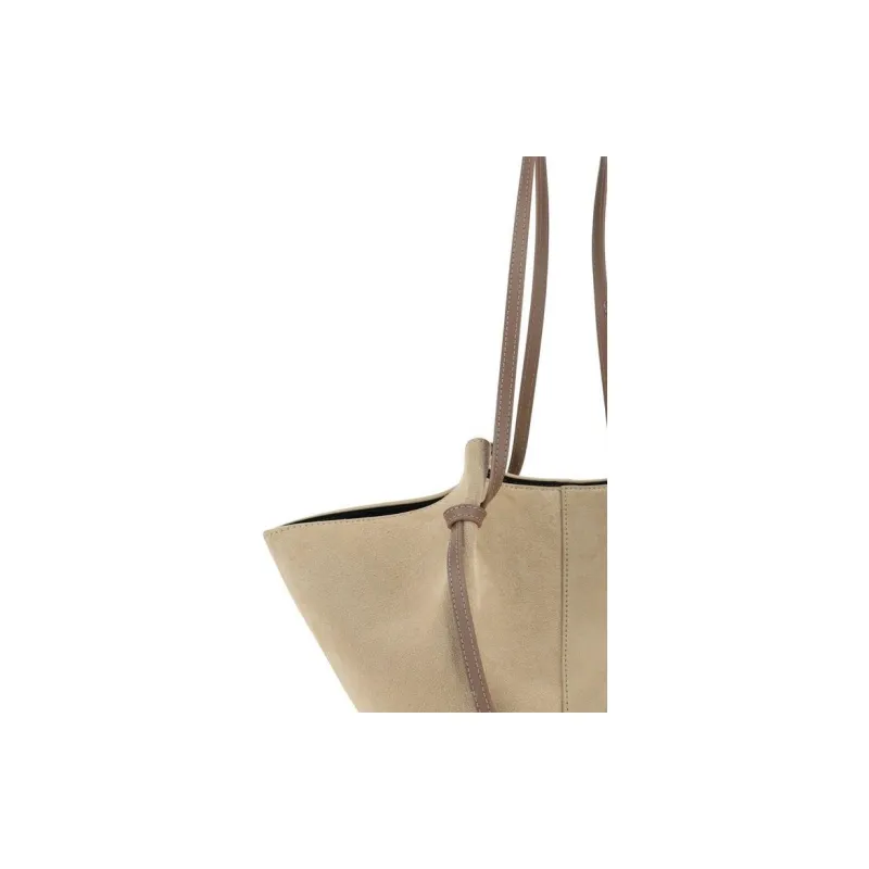 YUZEFI Calfskin One Shoulder Handbag Women's Sand-4
