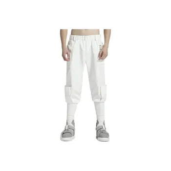 NORVINCY Versatile Pure White Cleanfit Cargo Pants Unisex