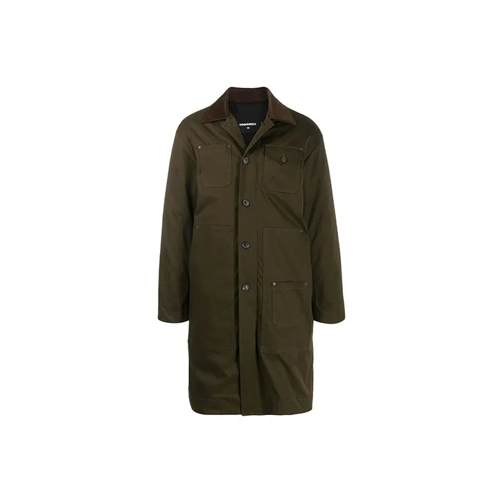 DSQUARED 2 Parka Coats Men Green-0