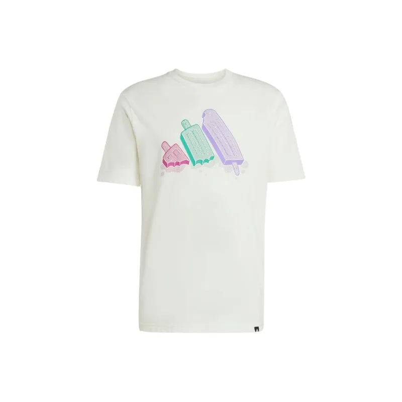 Adidas Free Shipping With AdiClub Lounge Ice Graphic Tee-0