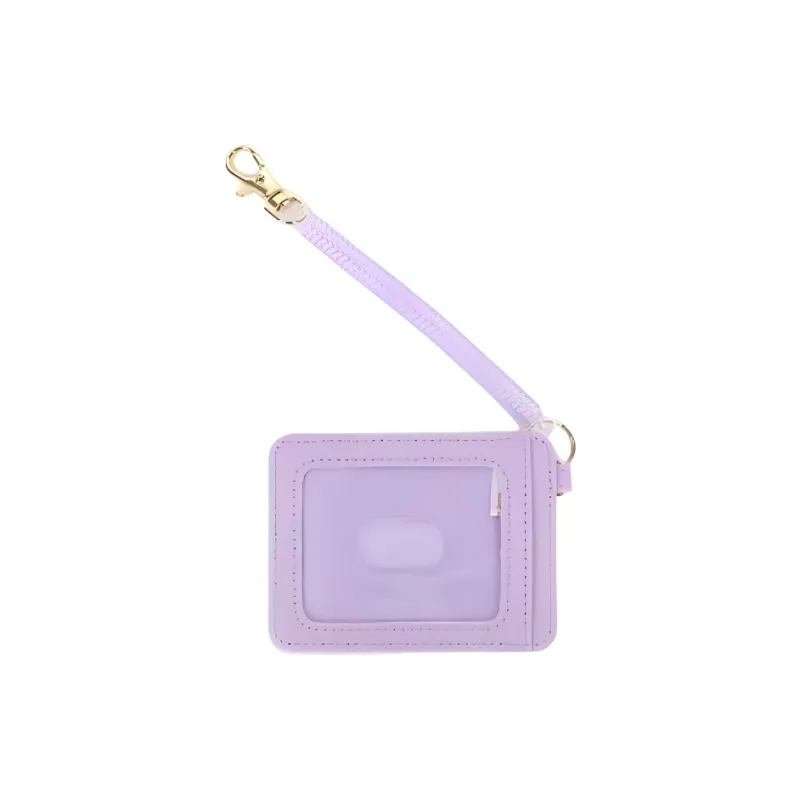 Sanrio PU Patch PVC Document Wallet Card Holders Regular Women's Light Purple-5