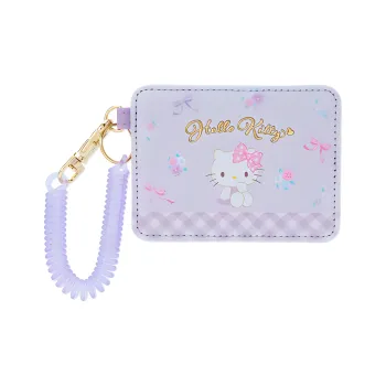 Sanrio PU Patch PVC Document Wallet Card Holders Regular Women's Light Purple