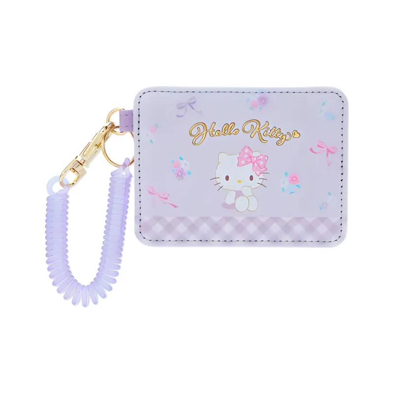 Sanrio PU Patch PVC Document Wallet Card Holders Regular Women's Light Purple-0