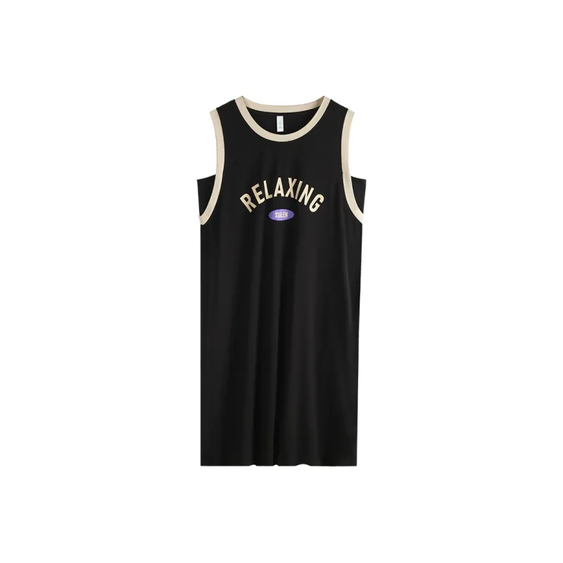Xuan Liang Nightgown Women's Cool Black-0