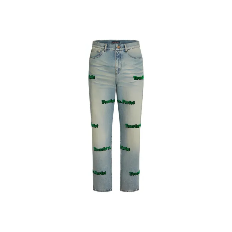 LOUIS VUITTON Tourist Vs Purist Tuffetage Denim Pants-1
