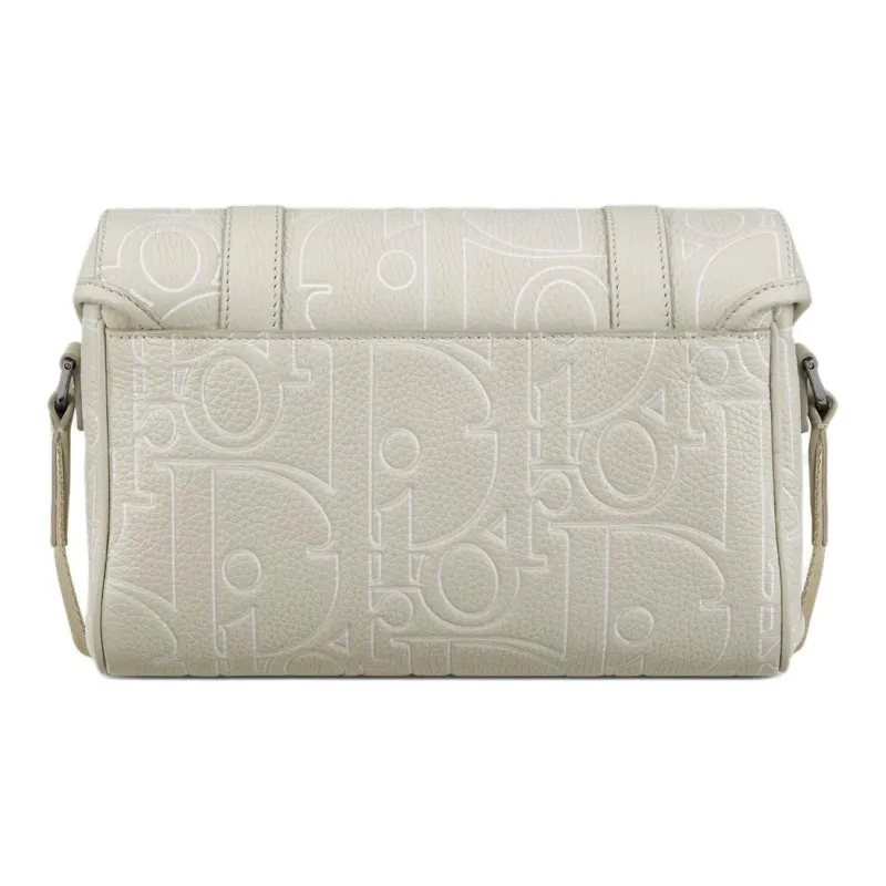 DIOR Hit The Road Grained Calfskin Shoulder Bag, Crossbody Bag Men's Beige-2