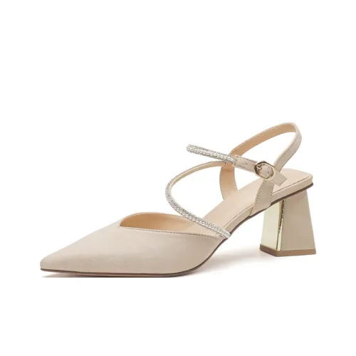 Varib Chunky Heel High Heels 6.5cm Women's