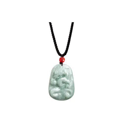 HUISHI Glutinous Jade Necklaces Unisex
