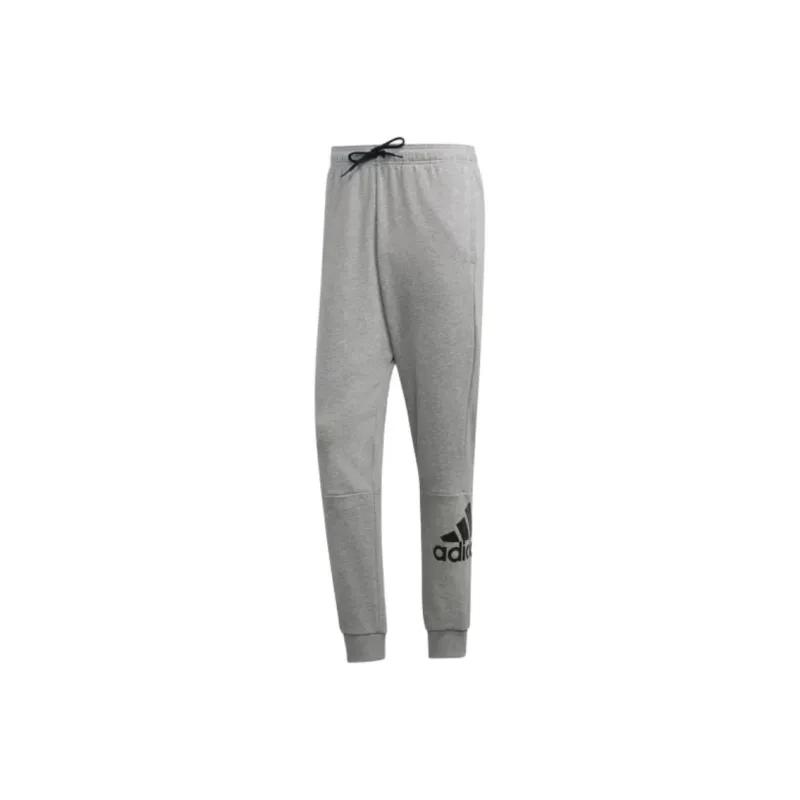 Adidas Essentials Knitted Sweatpants Men Light Gray-0