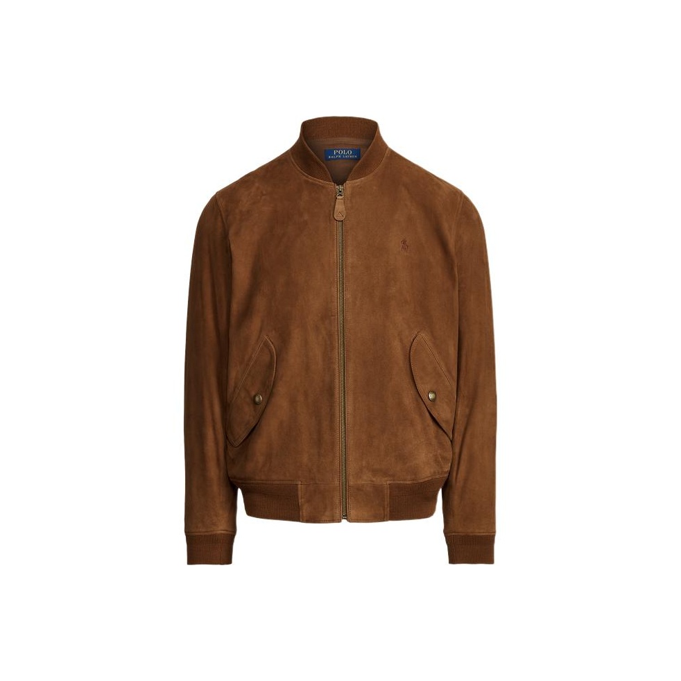 Chaps Ralph Lauren Leather Jacket - POIZON