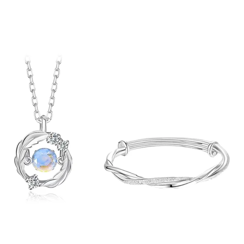 Tkb Sterling Silver Bangle, Collarbone Chain Women's-0