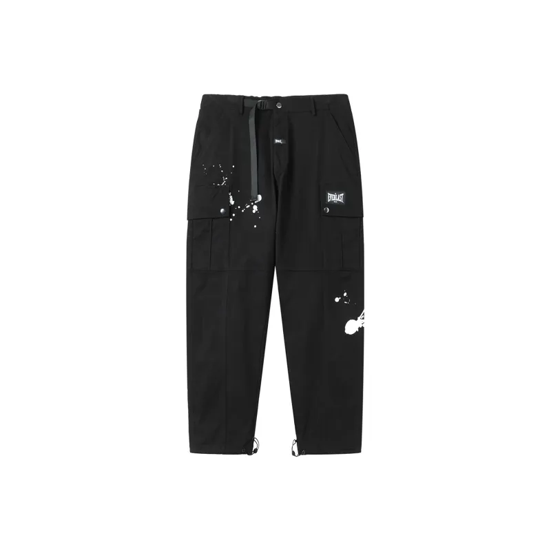 Everlast Straight Casual Pants Unisex Black-0