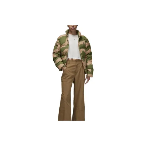 Jordan Down Jacket Jackets & Coats Unisex Beige Green