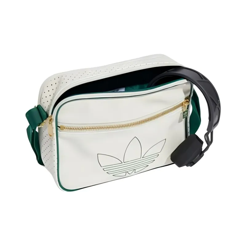 Adidas Mini Airliner Bag Off White/Collegiate Green-2