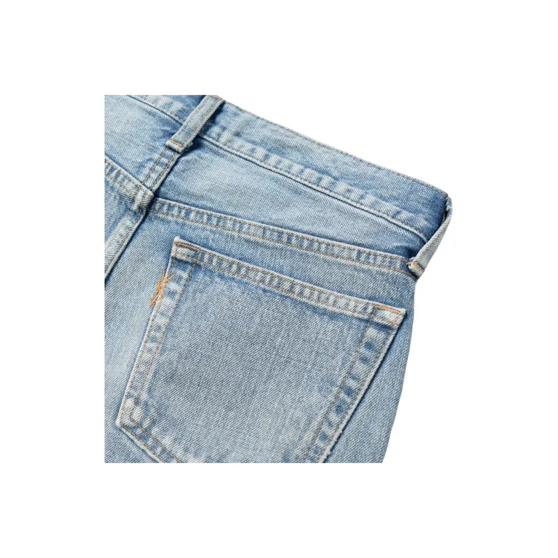 SAINT LAURENT Venice Cropped Jeans-4