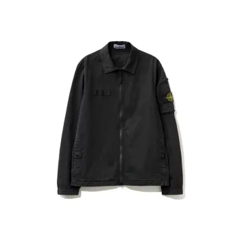 STONE ISLAND Organic Stretch Broken Overshirt