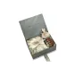 Gold Edge Lotus Leaf Silk Scarf+Massage Comb+Sachet+Box