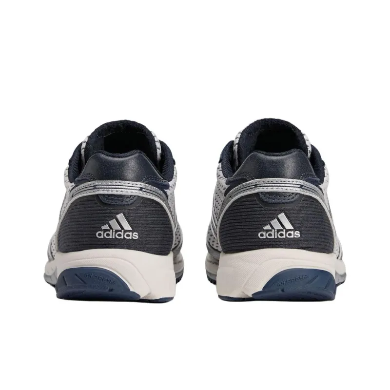 SPORTY & RICH x Adidas Originals Adizero Adios 1 Anti Slip Wear Resistant Low Top Casual Shoes Unisex White Blue-4