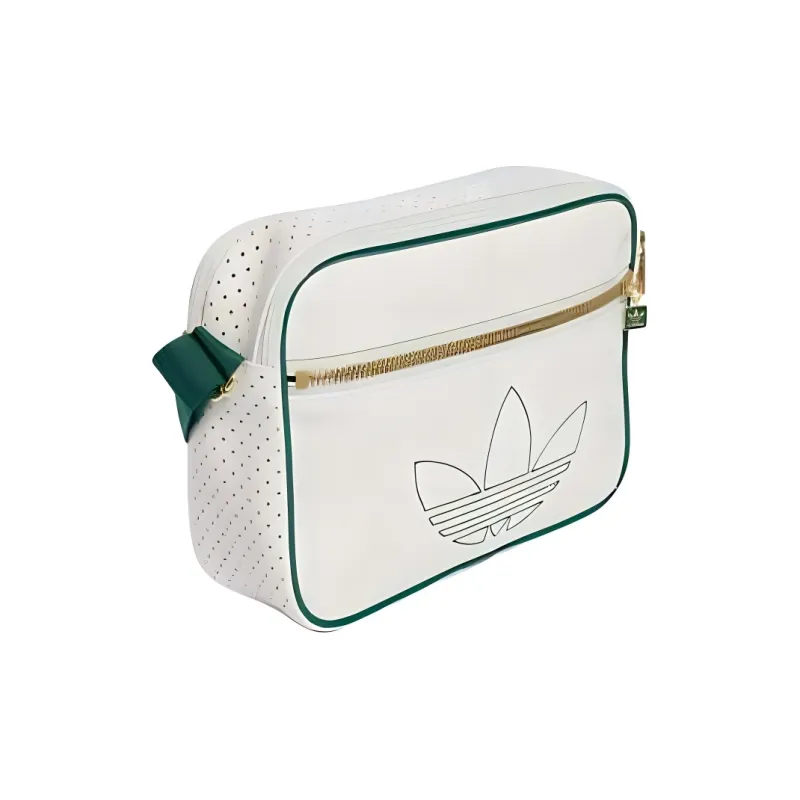 Adidas Mini Airliner Bag Off White/Collegiate Green-1