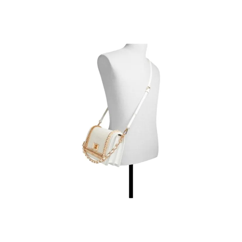 ALDO Artificial Leather Shoulder Bag Trumpets Women's Natural-3