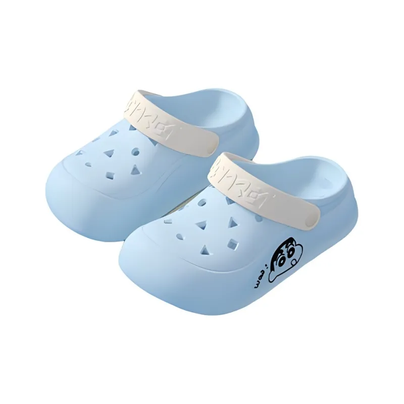 Ming Sheng Crayon Shin Chan Clogs Summer Platform Squashy And Bouncy Feeling Cute Slip Resistant Versatile Slippers-9