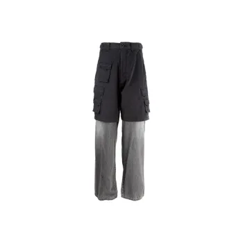 Balenciaga Cargo Pants Men Black
