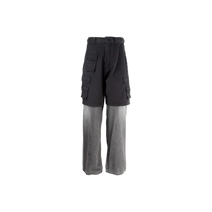Balenciaga Cargo Pants Men Black-0