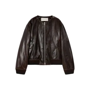 DRIES VAN NOTEN Zipped Bomber Jacket