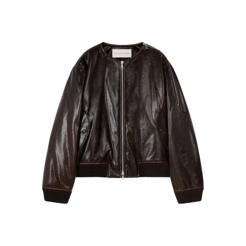DRIES VAN NOTEN Zipped Bomber Jacket-0