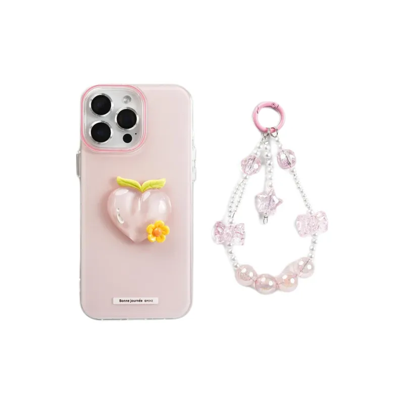 Sopi Acrylic Material Double Layer 3D Effect Fruit Phone Cases Compatible With IPhone 16/15 Pro Max/Apple 13/14 Pro/Max-9
