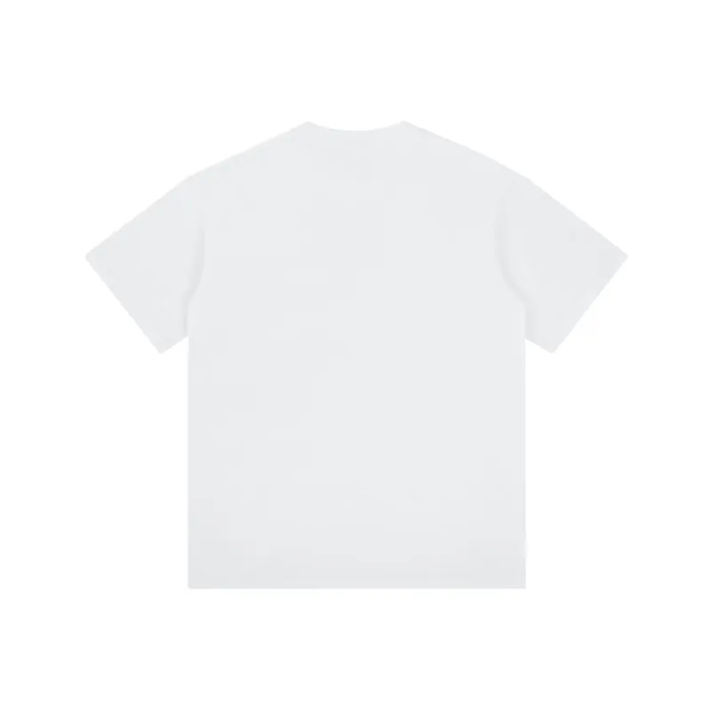 Set in Sleeve T Shirt Women's Pure White Color-1