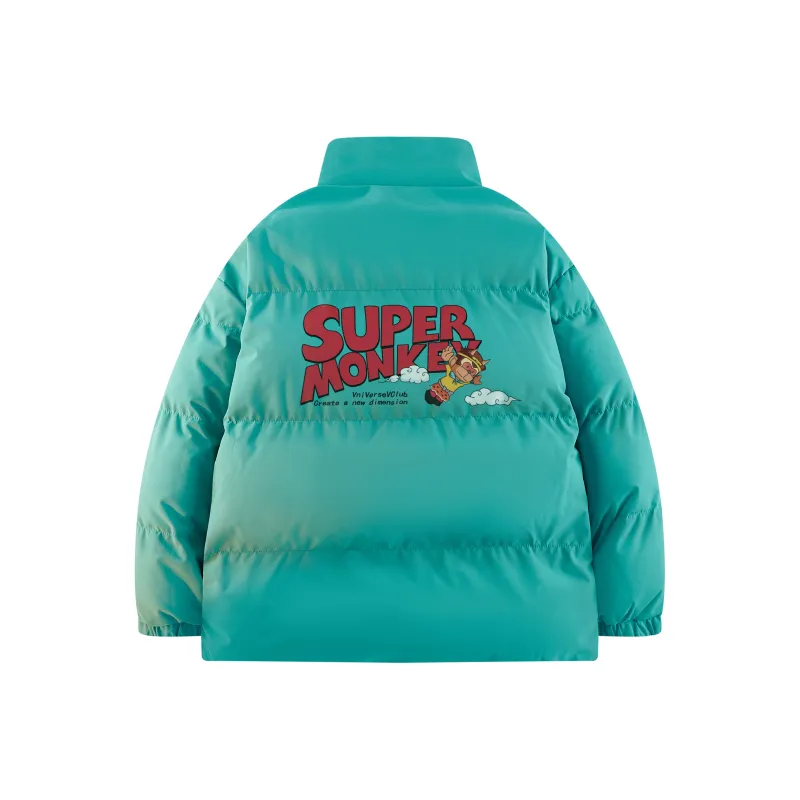 VniVerseVClub Puffer Jacket Unisex White-13
