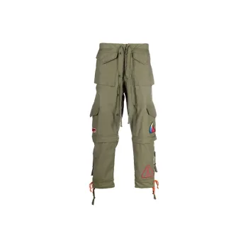 GREG LAUREN Cargo Pants Unisex Green